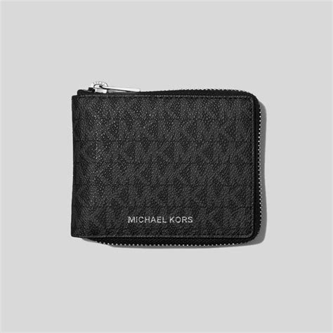 michael kors mens cooper logo zip-around wallet|Michael Kors white wallet small.